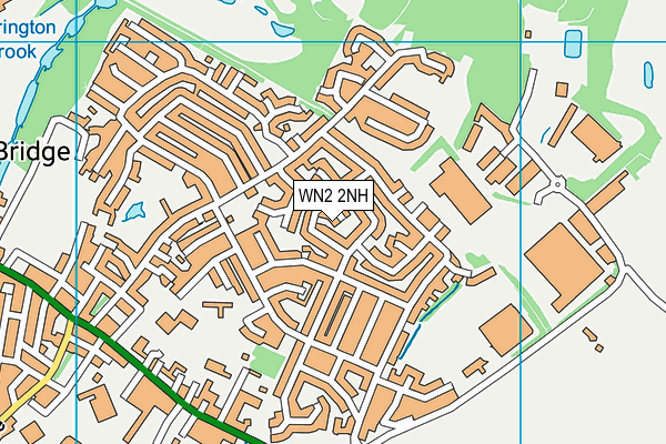WN2 2NH map - OS VectorMap District (Ordnance Survey)