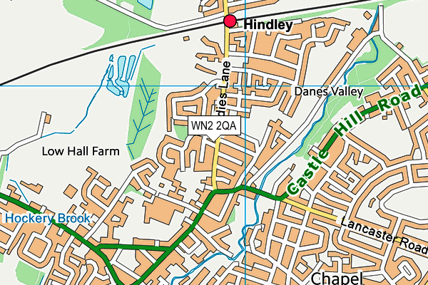 Map of CHORLEY SKIP HIRE LTD at district scale