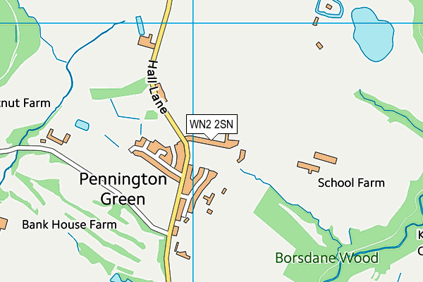 WN2 2SN map - OS VectorMap District (Ordnance Survey)