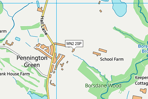 WN2 2SP map - OS VectorMap District (Ordnance Survey)