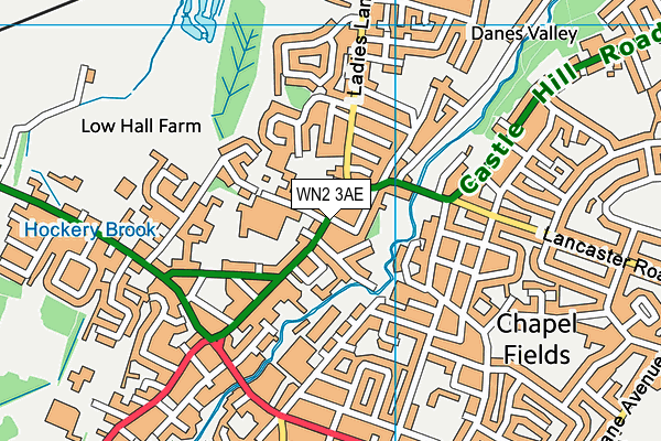 Map of HINDLEY RETAIL LIMITED at district scale