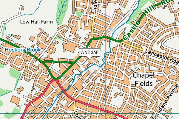 Apex Gym Hindley map (WN2 3AF) - OS VectorMap District (Ordnance Survey)