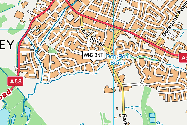 WN2 3NT map - OS VectorMap District (Ordnance Survey)