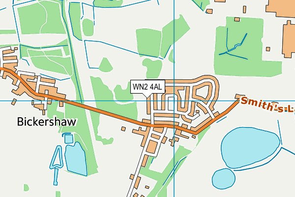 WN2 4AL map - OS VectorMap District (Ordnance Survey)