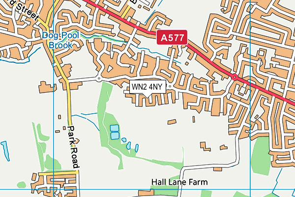 WN2 4NY map - OS VectorMap District (Ordnance Survey)