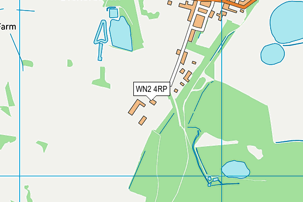 WN2 4RP map - OS VectorMap District (Ordnance Survey)