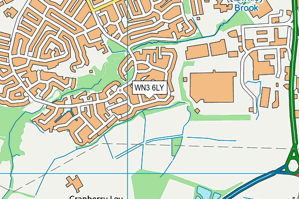 Map of WINSTANLEY PROPERTY LIMITED at district scale
