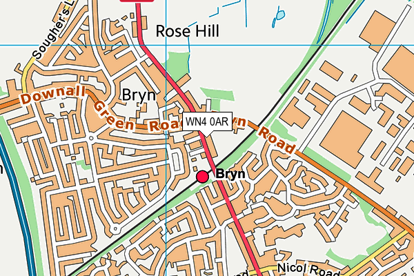 Map of ASHTON TYRE AND EXHAUST LIMITED at district scale