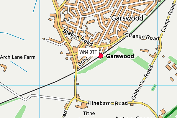 Map of EW BARTON LTD at district scale