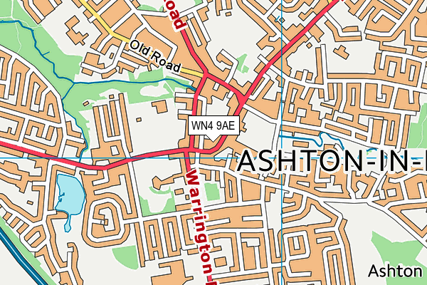 Map of ASHTON POUND PLUS LTD at district scale