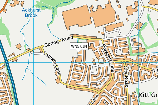 Fitness First (Wigan) map (WN5 0JN) - OS VectorMap District (Ordnance Survey)