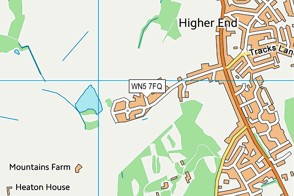 WN5 7FQ map - OS VectorMap District (Ordnance Survey)
