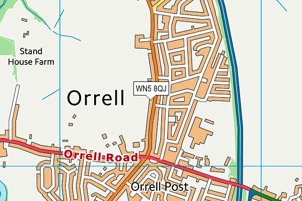 Map of MOTORCYCLE CENTRE ORRELL LIMITED at district scale
