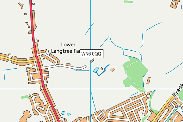 WN6 0QQ map - OS VectorMap District (Ordnance Survey)
