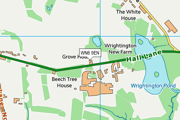 WN6 9EN map - OS VectorMap District (Ordnance Survey)