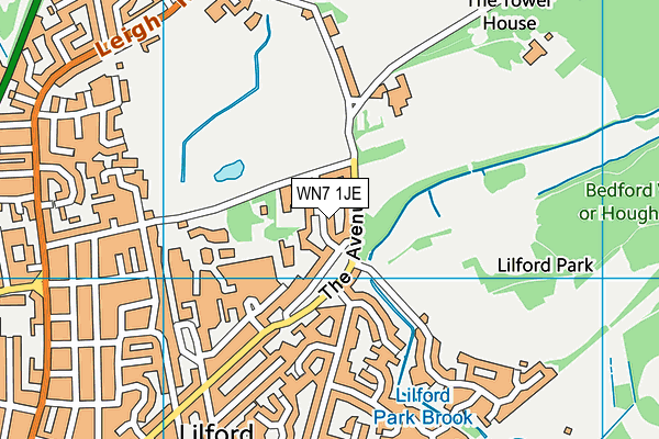 WN7 1JE map - OS VectorMap District (Ordnance Survey)