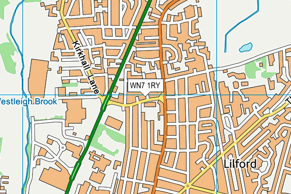 Leigh St John's CofE Primary map (WN7 1RY) - OS VectorMap District (Ordnance Survey)