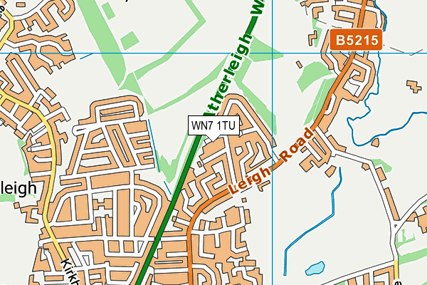 WN7 1TU map - OS VectorMap District (Ordnance Survey)