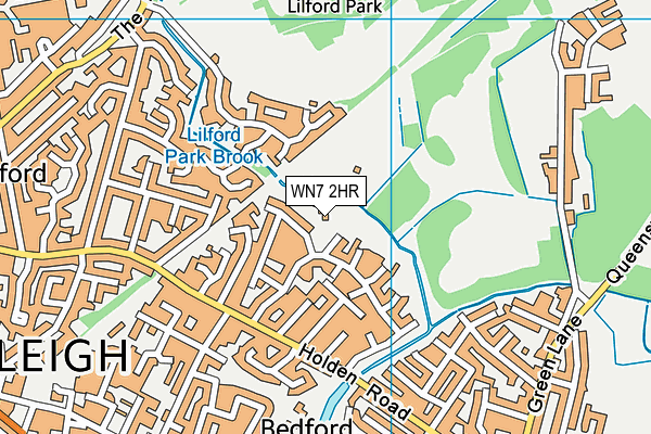 WN7 2HR map - OS VectorMap District (Ordnance Survey)