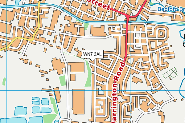 WN7 3AL map - OS VectorMap District (Ordnance Survey)