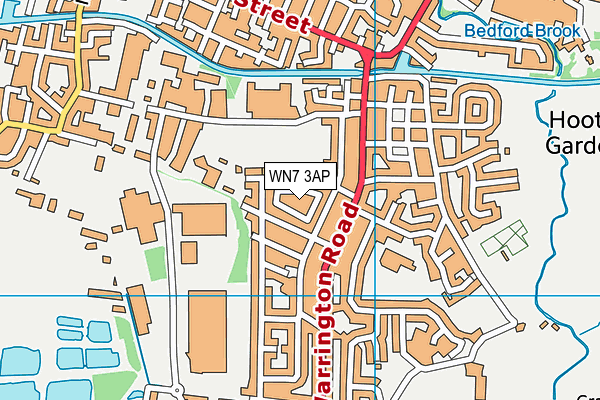 WN7 3AP map - OS VectorMap District (Ordnance Survey)