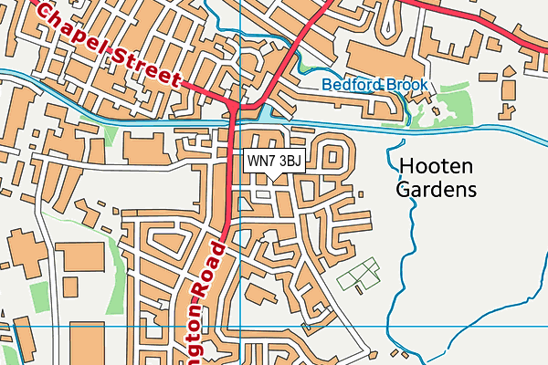 WN7 3BJ map - OS VectorMap District (Ordnance Survey)