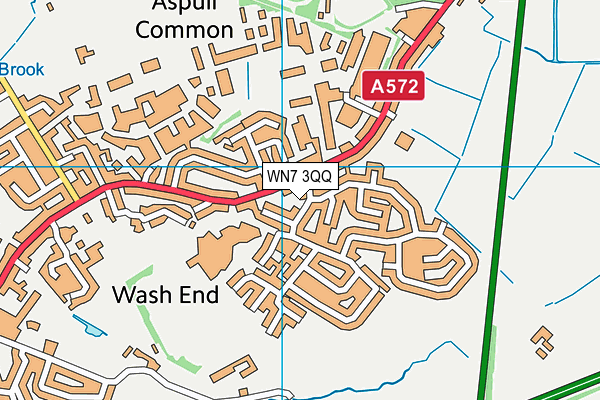 WN7 3QQ map - OS VectorMap District (Ordnance Survey)