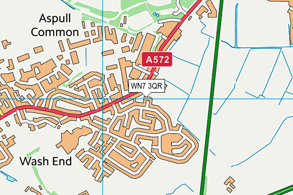 WN7 3QR map - OS VectorMap District (Ordnance Survey)