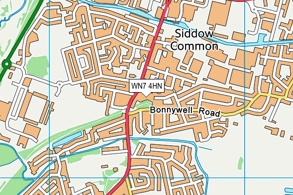 WN7 4HN map - OS VectorMap District (Ordnance Survey)