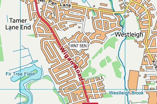 WN7 5EN map - OS VectorMap District (Ordnance Survey)