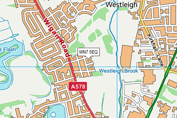 WN7 5EQ map - OS VectorMap District (Ordnance Survey)