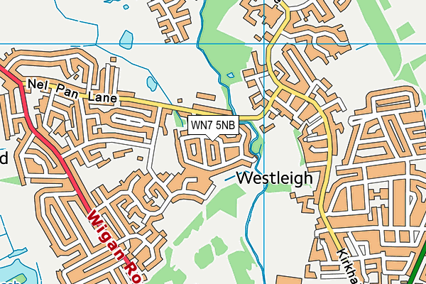 WN7 5NB map - OS VectorMap District (Ordnance Survey)