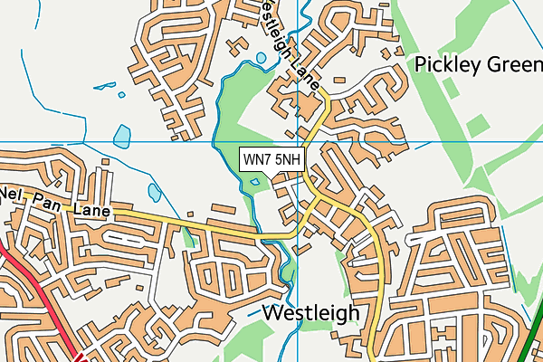 WN7 5NH map - OS VectorMap District (Ordnance Survey)