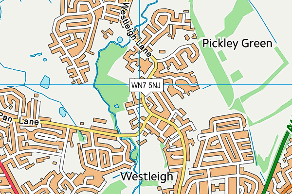 WN7 5NJ map - OS VectorMap District (Ordnance Survey)