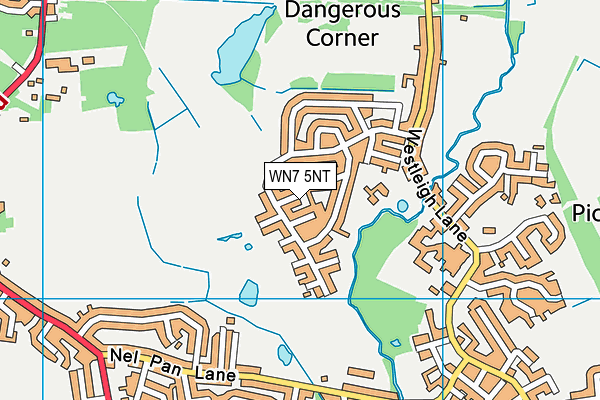 WN7 5NT map - OS VectorMap District (Ordnance Survey)