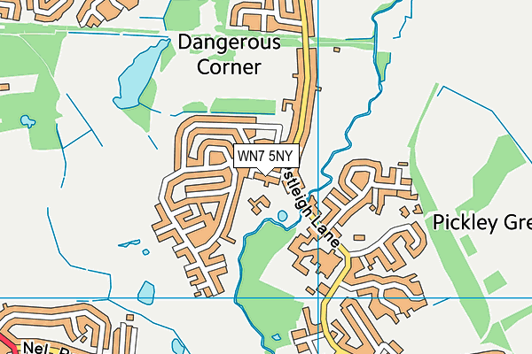 WN7 5NY map - OS VectorMap District (Ordnance Survey)