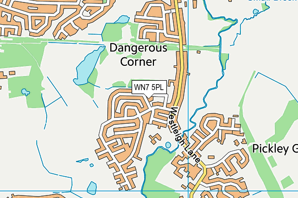 WN7 5PL map - OS VectorMap District (Ordnance Survey)