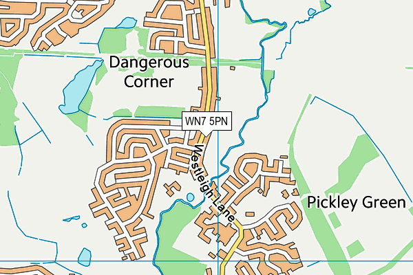 WN7 5PN map - OS VectorMap District (Ordnance Survey)