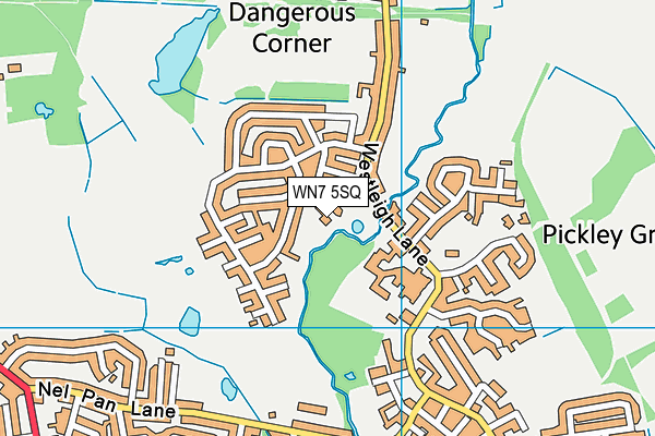 WN7 5SQ map - OS VectorMap District (Ordnance Survey)