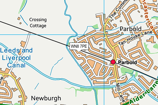 Map of PARBOLD JOINERY LTD at district scale
