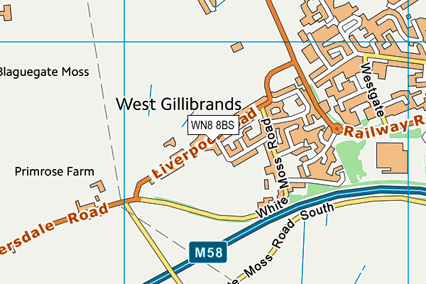 Map of JUSTPETERJAMES LTD at district scale