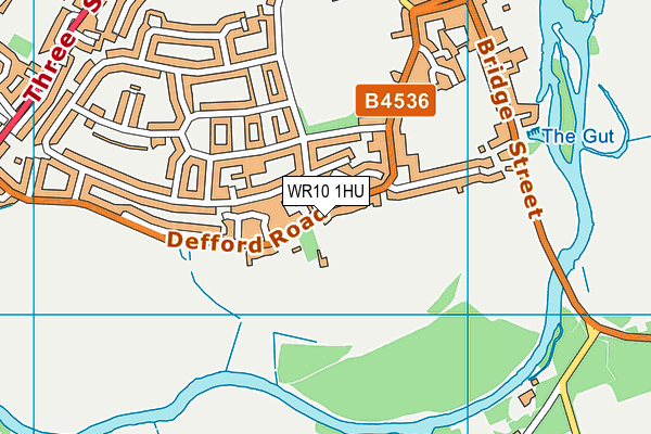 WR10 1HU map - OS VectorMap District (Ordnance Survey)