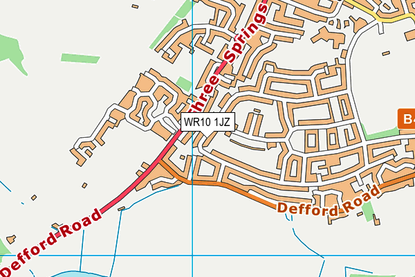 WR10 1JZ map - OS VectorMap District (Ordnance Survey)