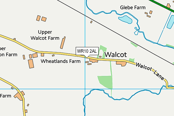 WR10 2AL map - OS VectorMap District (Ordnance Survey)