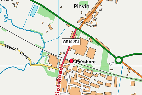Map of P.J. NICHOLLS LIMITED at district scale