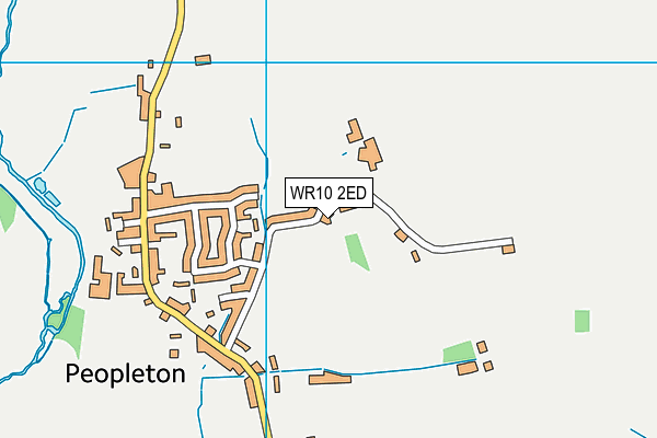 WR10 2ED map - OS VectorMap District (Ordnance Survey)