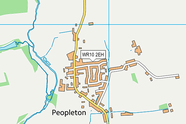 WR10 2EH map - OS VectorMap District (Ordnance Survey)