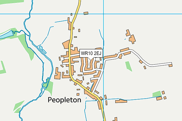 WR10 2EJ map - OS VectorMap District (Ordnance Survey)