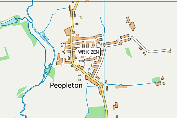 WR10 2EN map - OS VectorMap District (Ordnance Survey)