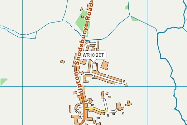 WR10 2ET map - OS VectorMap District (Ordnance Survey)